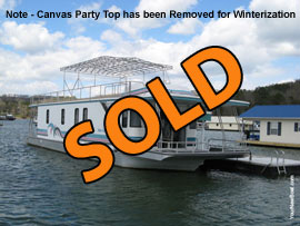 2000 Aqua Chalet 16 x 70WB Custom Built Houseboat For Sale on Norris Lake TN