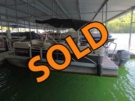 2012 Bennington 22SL Pontoon Boat with 90HP Yamaha 4-Stroke Outboard Motor For Sale on Norris Lake TN