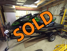 2013 Kawasaki Ultra 300X Supercharged Jet Ski and Trailer For Sale near Norris Lake TN