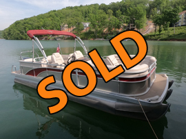 2014 Bennington 24SCWX Tritoon with 150HP Yamaha 4-Stroke Outboard Motor For Sale on Norris Lake TN at Stardust Marina