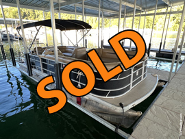 2018 Sweetwater 2386 Rental Fleet Pontoon Boat with 115HP Yamaha 4-Stroke Outboard Motor For Sale on Norris Lake Tennessee at Flat Hollow Marina