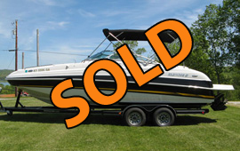 2002 Four Winns 234 Fun Ship Deck Boat For Sale near Norris Lake TN 