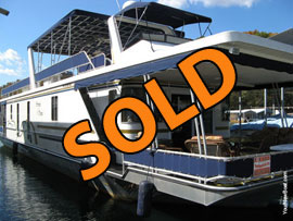 2003 Lakeview 16 x 68WB Houseboat For Sale on Norris Lake in Tennessee