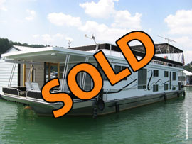 2006 Lakeview 16 x 68WB Houseboat and Dock For Sale on Norris Lake at Flat Hollow Marina