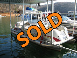 2008 Aloha Paradise 250 Sundeck Pontoon Boat For Sale on Norris Lake