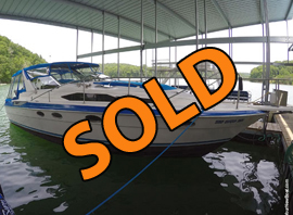 1988 Bayliner Avanti 3415 Sunbridge Express Cruiser For Sale at Norris Dam Marina near Knoxville Tennessee