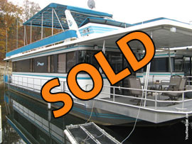 1989 Stardust 14 x 65 Houseboat For Sale on Norris Lake