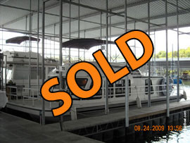 1996 Gibson 37 Sport For Sale on Percy Priest Lake near Nashville, TN