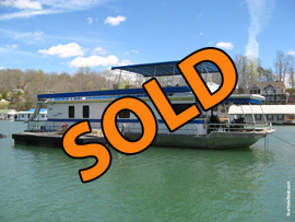 1997 Stardust 18 x 70 Houseboat with 6 Bedrooms For Sale on Norris Lake Tennessee at Springs Dock Resort Marina