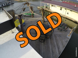 20 x 40 Dock with Shore Power and Transferable Mooring Location at Powell Valley Marina For Sale