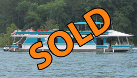 1999 Lakeview 16 x 75WB 5 Bedroom Houseboat For Sale on Norris Lake Tennessee
