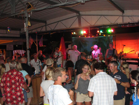 the Conch Republic Band at the 2010 On Water Houseboat Expo