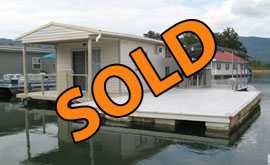 12.5 x 28 Floating House Approx 350sqft For Sale on Norris Lake Tennessee