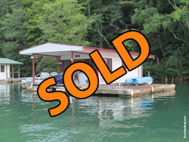 13 x 23 Primitive Floating Cabin (Approx 300sqft) For Sale on Norris Lake Tennessee at Sequoyah Marina