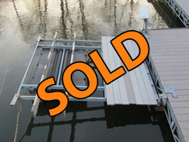Front Mount Boat Lift for PWCs or Small Jon Boat or Fishing Boat For Sale on Norris Lake Tennessee